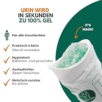 Jonhy Wee Pinkelbeutel Taschen-WC für Unterwegs 600ml 3 Stück – Ansicht 3
