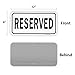 2 Pack Reserved Sign, 12