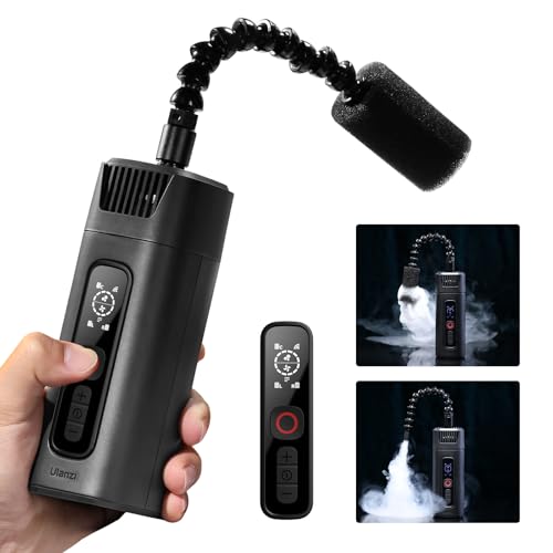 [Without Oil-Liquid and Batteries] Ulanzi Fog Machine FILMOG Ace FM01 Portable Smoke Fog Machine with Remote Control Hand-held Mini Fogger Maker for Photography/Stage Effects/Parties/Halloween