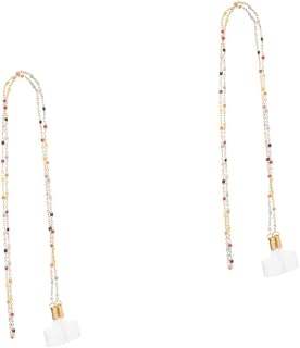 2pcs Wireless Earphone Lost Chain Earpiece Holder Chain Lanyard Necklace Drop Cord Preventer
