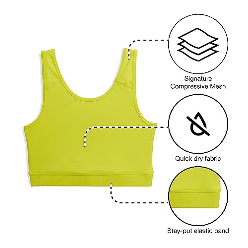 TomboyX Sports Bra, High Impact Full Support, Athletic Top, Yoga Gym Running Workout Womens Plus Size Inclusive Bras, (XS-6X)2