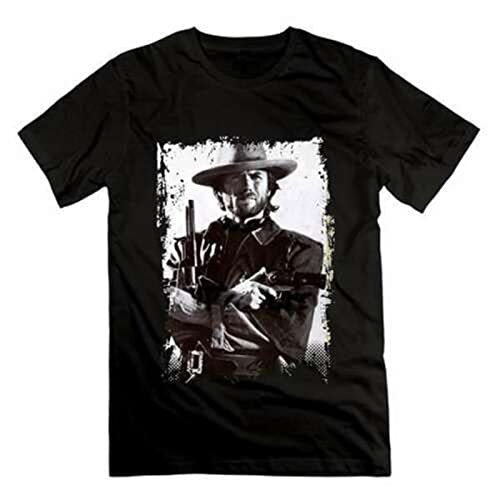 HUAN Clint Eastwood Men t Shirt Black M Cover