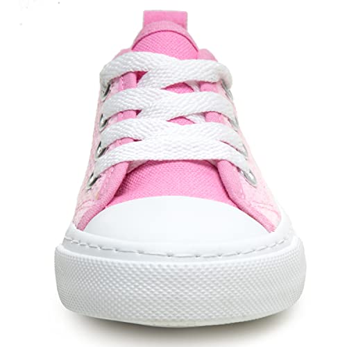 Toandon Girls Glitter Sequin Canvas Sneakers #TOP29