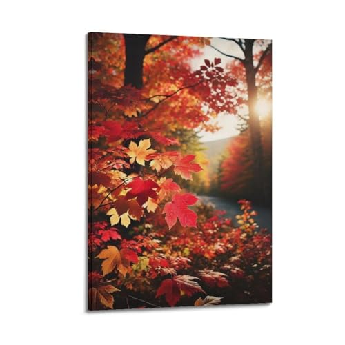 Poster d'automne JIDUHON art mural sur toile premium 40x60 cm