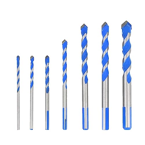 Juego de brocas triangulares de 3 a 12 mm para vidrio y metal miniatura 1