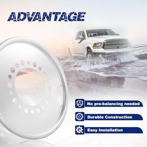 Image of 600-640 2Pcs of Steer Auto Wheel Balancer Fit for Heavy Duty Trucks /Bus /Motorhome 22.5 inch Wheel