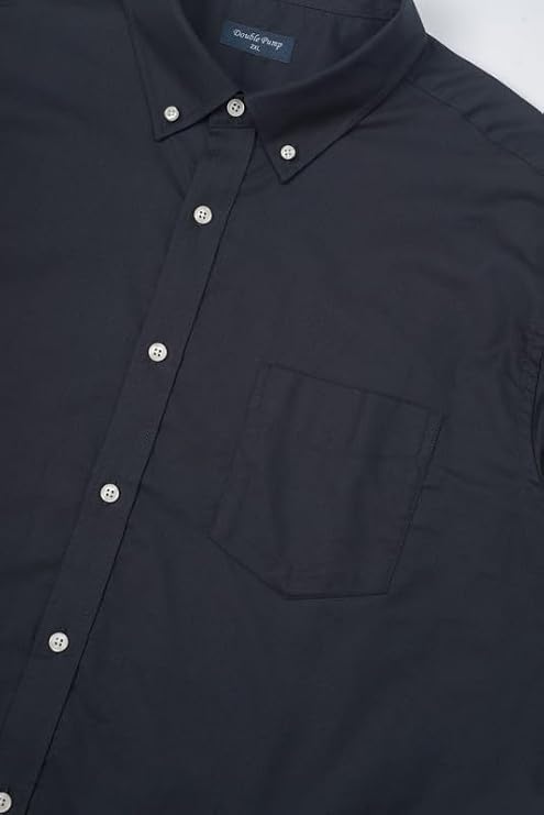 Big and Tall Oxford Dress Shirt for Men Button Down Shirts Long Sleeve Casual Shirt from XXL(T) to 6XL(T)