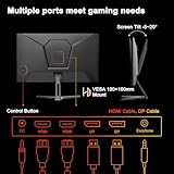 Minifire 27-inch 180Hz QHD Gaming Monitor, 2560x1440 IPS, 1ms MPRT, Adaptive Sync, 10-bit, 90% DCI-P3, 120% sRGB, HDR, Eye Care, AI Crosshair, HDMI 2.0&DP 1.2, VESA 100x100mm (MFG27F4Q) - Image 7