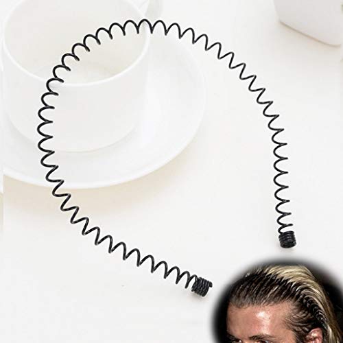 KUKALE Headband, Spring Invisible Men Women Metal Black Hair Band Girls Hair Jewelry, Headwear Gifts Fashion Style