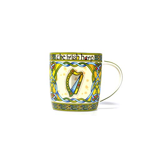 Irish Harp Bone China Mug - Irish Gift Designed In Galway Ireland #TOP4