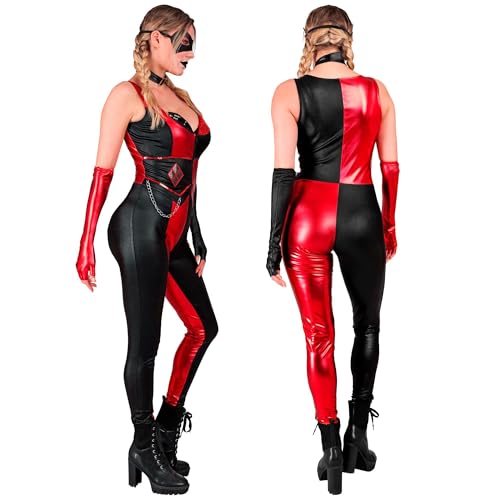 Costume Evil Harlequin WIDMANN MILANO combinaison clown d'horreur - 4