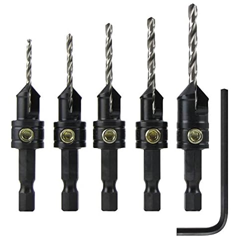 Make it Snappy Tools Quick-Change 5-Pc. Countersink Drill Bit Set. Proudly Made in The USA. Cover