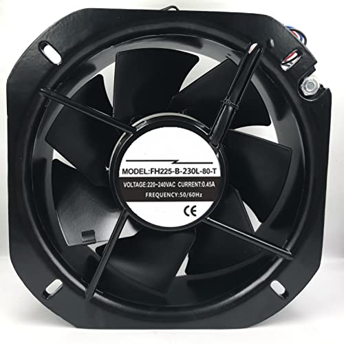 Ventilateur de refroidissement 220V 22580 extracteur d'air industriel 225mm