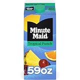 Enjoy a refreshing classic with Minute Maid Tropical Punch Made with real fruit juice and natural flavors 59 fl oz carton, so you can share the goodness with your friends