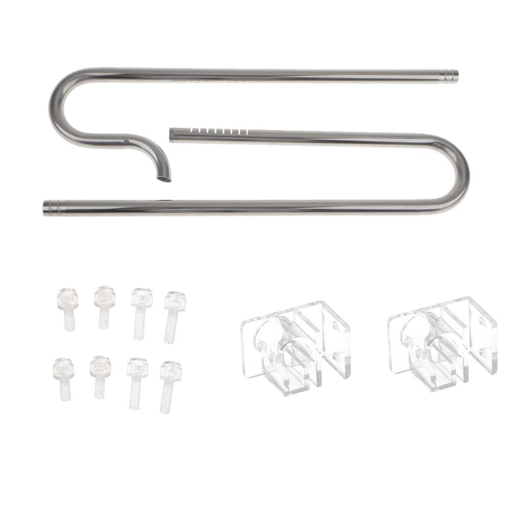 Tuyaux d'arrivée et de sortie 16mm en inox assurant un flux d'eau stable