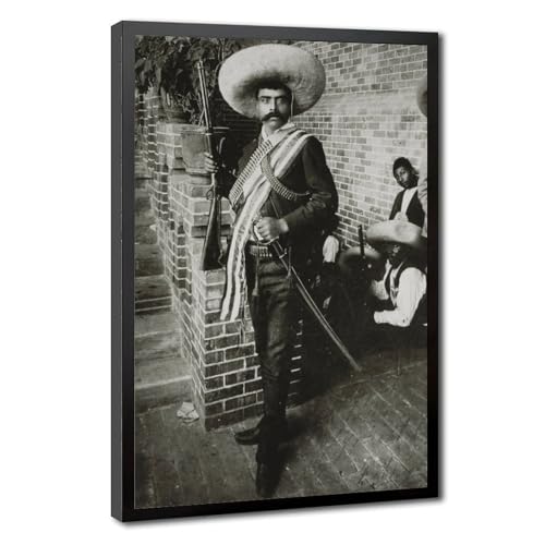 Impression sur toile WCYB pour habiller un mur vide avec un cadre Emiliano Zapata compact