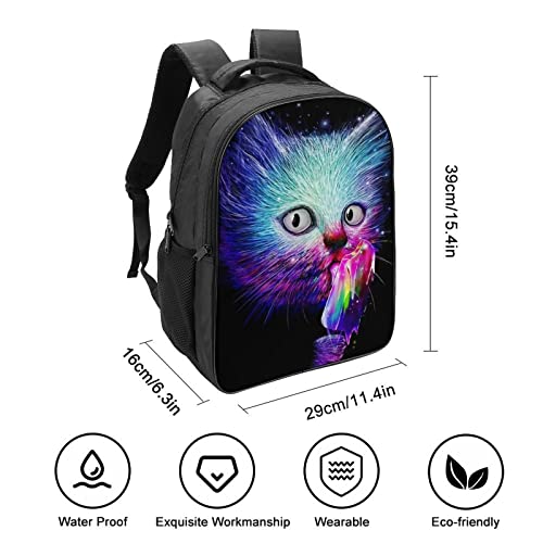 Cartable de mode chat mignon sac à dos décontracté pour la rentrée scolaire