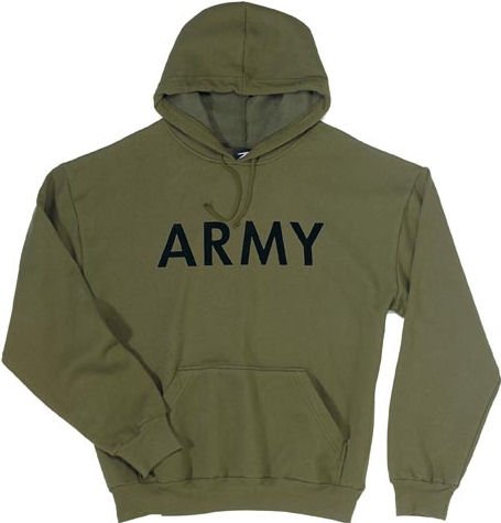 Rothco Olive Drab Army Hooded Pullover Sweatshirt 9172