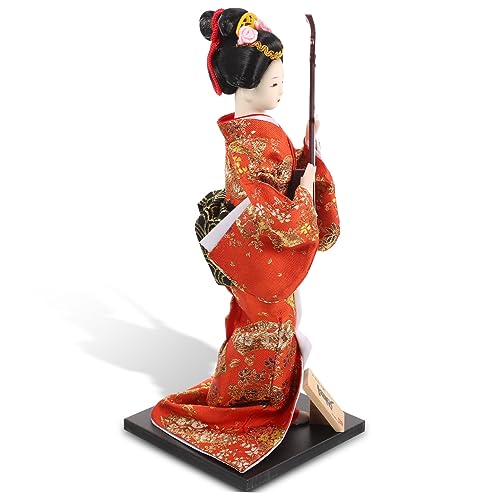 COHEALI 日本の芸者の装飾品 ベルベットの着物 ミニハウスビルディングキット キャベツ畑 ドールハウス 寿司キット 日本の着物 日本の芸者着物 アジアの着物飾り 日本の装飾 石膏