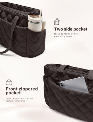 Uselike Quilted Puffer Tote Bag