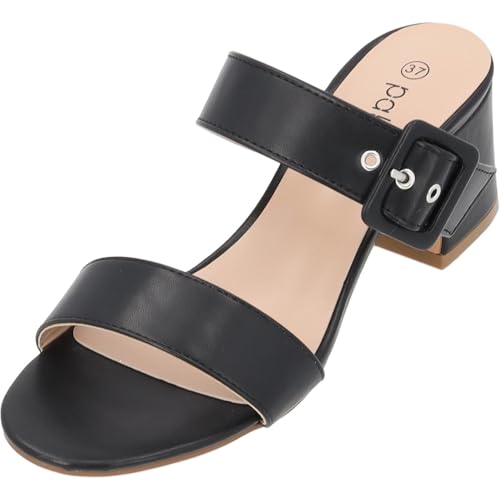 Palado Damen Sandaletten Celsa - bequeme High Heels - modische Sandalen mit...