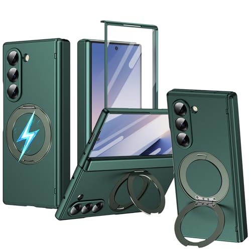 Coque Magnetic Ring pour Samsung Galaxy Z Fold5 antichoc pour éviter les rayures