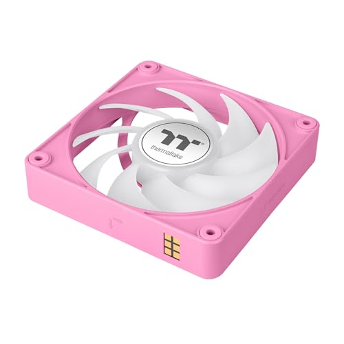 Image of Thermaltake CT120 EX Reverse ARGB Sync PC Cooling Fan 3 Pack, 500~2000 RPM, 5V Mobo Sync, 16.8 Million Colors 9 LEDs, MagForce 2.0 Connectors, Hydraulic Bearing, Bubble Pink, CLF225-PL12PK-A