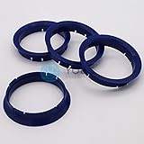 4 x ZENTRIERRINGE DISTANZRING für ALUFELGEN R08 64,0-59,1 mm Alloytec, ASA, ICW, RH Alurad, Smoor, X-Tra Wheels