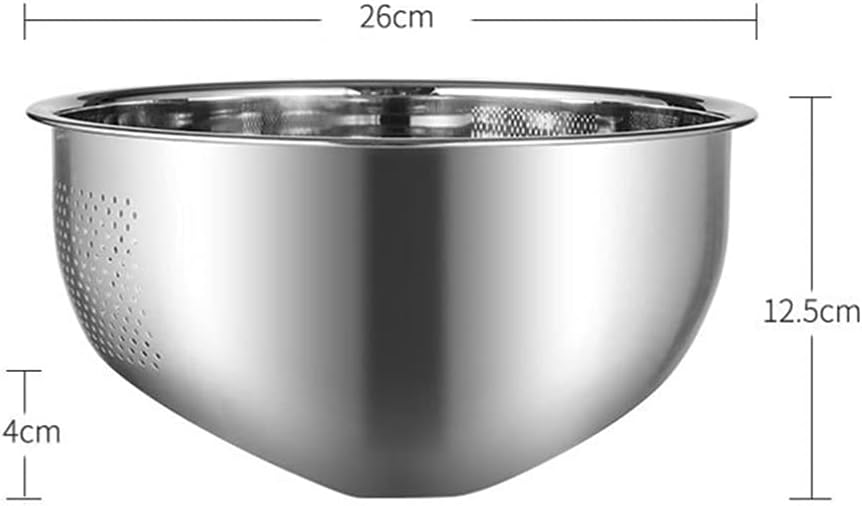 Stainless Steel Sink Colander Rice Rinser Strainer for Draining Kitchen Basin Drain Basket