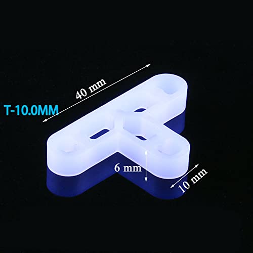 ‎GEFAEJIFO 100 Stück Fugenkreuze 10 mm Fliesenlegen T Fugenkreuze Abstandshalter Fliesenabstandshalter, Zum Fliesenschneiden und Abstandsausgleich