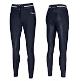  PIKEUR Damen Vollbesatz Reithose CALANJA GRIP, black, 36