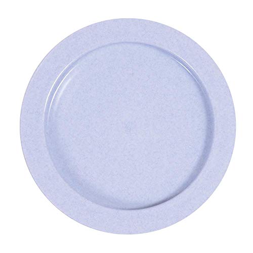 SP Ableware Inner-Lip Plate with High Wall, Plastic - Light Blue (745310001)