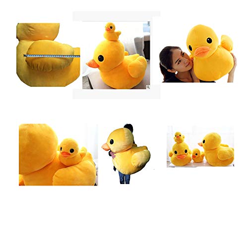 Yellow Duck Stuffed Plush Pillow Animal Dolls Super Soft Huggable Toy Gift For Children #TOP4