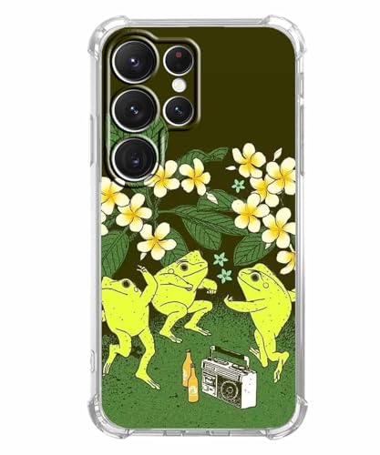 Coque Samsung S26 Ultra grenouilles dansantes en TPU souple antichoc