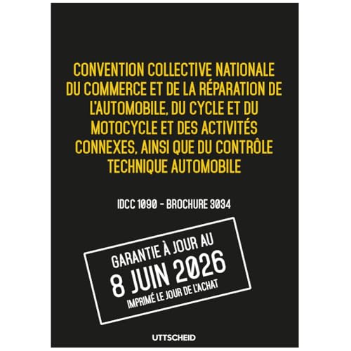 Convention collective automobile broc. 3034 IDCC 1090 + Grille Salaire