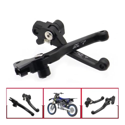 Levier moto frein embrayage pivot rétractable pour YZ125 2001-2007