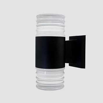 5.1/6.7in Outdoor Wall Lamp Acrylic Double Head Up and Down Luminous Garden Lamp Wall Hanging Lamp of Villa Porch Simple Rust Proof Waterproof Aisle Wall Sconces