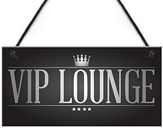 RED OCEAN VIP LOUNGE Vintage Man Cave Pub Home Bar Garden Hanging Sign Plaque BBQ Beer Party Dad Gift