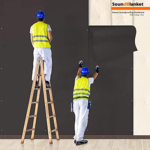 Image of SoundBlanket 2.5mm Soundproofing Membrane Noise Barrier | Soundproof Wall, Window & Door | Mass Loaded Vinyl 8x4 Feet | Block 28 DB