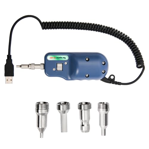 400X Magnification Digital Fiber Optic Inspection Microscope KIP-600P, Ultimate Solution for Fiber Endface Inspection with 2.5mm Universial Tip for SC, FC, ST UPC Male SC Female LC Male/Female Tips