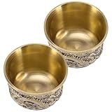 Tasse à thé décorative en alliage de zinc, indéformable et résistante, au style rétro