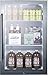 Summit 19” Beverage Center, 3.13 cu.ft. Capacity, Shallow Depth, Outdoor Refrigerator, Stainless Steel, Glass Door- SPR489OSCSS