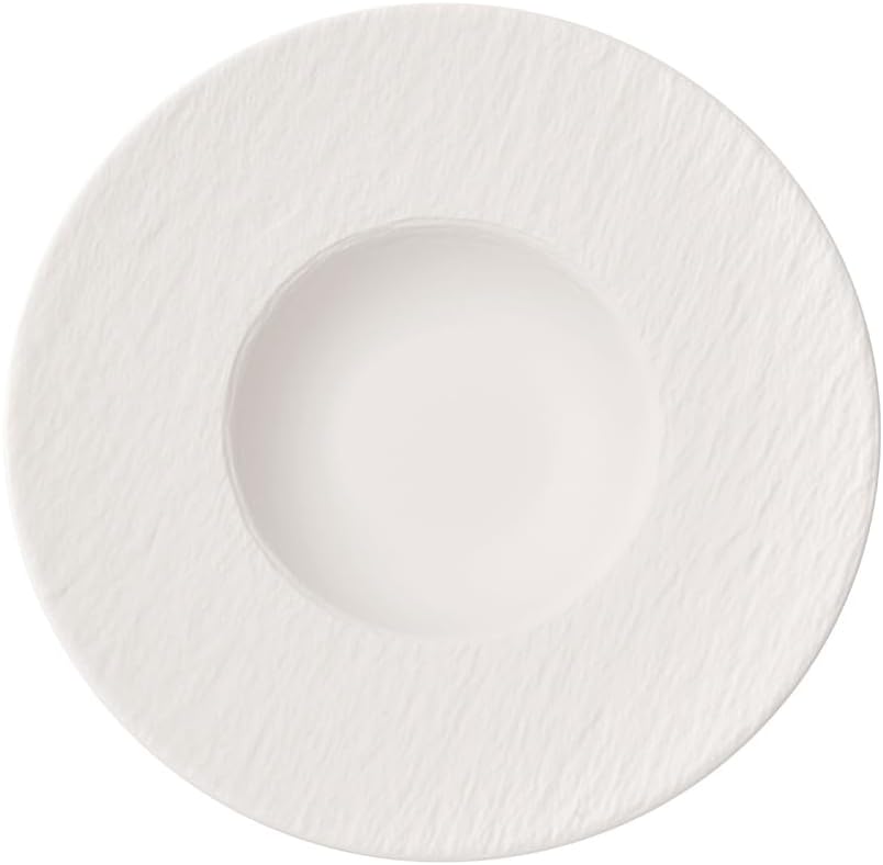 Genware Royal Pasta Dishes 30cm Set of 3 White Porcelain Plates