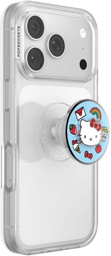 PopSockets Swappable PopTop for Phone Grips, Compatible with Adhesive or MagSafe Bases, Sanrio - Spinner Hello Kitty's Goodies