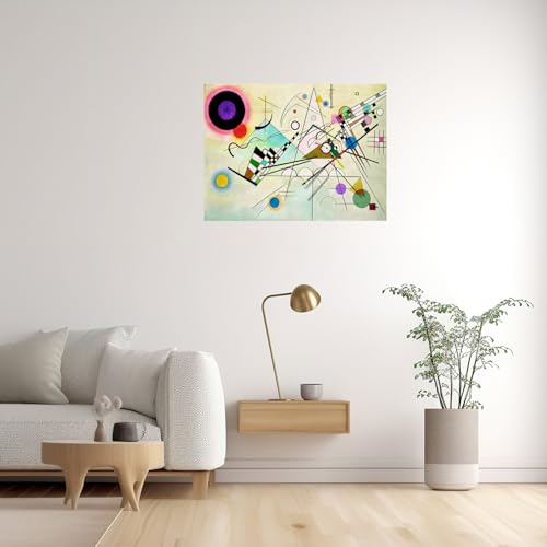 Poster Kandinsky Composition VIII grand format 100x75 cm décor bureau