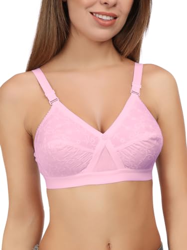 Image of Eve's Beauty Women's Non Padded Non Wired Cotton Full Coverage Bra