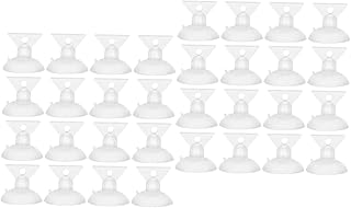 Cabilock 100 Pcs 35mm Strong Suction Cup Suction Hangers for Doors Replacement Suction Cup Tile Suction Cup Suction Cups for Glass Clear Hangers Glass Suction Cup 35mm Glass Suckers Window