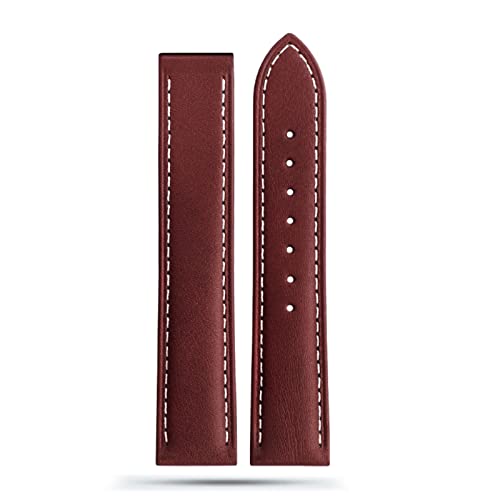 Bracelet Marron en Cuir Italien AT150 avec Sangle de 19mm à 21mm