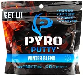 Phone Skope PYRO Putty Winter, Summer, Eco Blend, Emergency Survival Fire Starter (2 oz - One Can, Winter -20°F to 90°F)