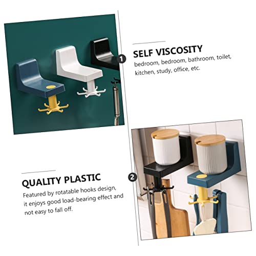 KJHBV Estante De Armazenamento Ganchos Giratórios Gancho De Armazenamento De Utensílios De Cozinha G